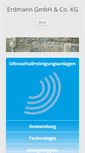 Mobile Screenshot of erdmann-gmbh.de